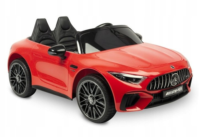 Makinë elektrike për fëmijë Mercedes-Benz SL63 AMG, 12V, me telekomandë, e kuqe