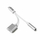 Adapter audio Mocco MO-LIG-USBC-3.5, Lightning në 3.5mm, Bluetooth, i bardhë