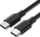 Kabllo USB Ugreen USB C në USB C 50997, 1 m, 60 W, e zezë