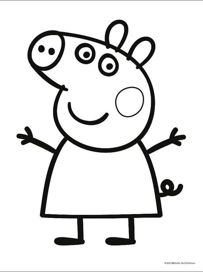 Puzzle për fëmijë Clementoni Baby Maxi, 2x10 pjesë, Peppa Pig, shumëngjyrëshe