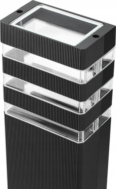 Shtyllë drite kopshti Ecolight Garden Fixture Post, 40 cm, GU10, e zezë