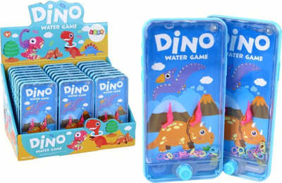 Lojë me ujë Lean Toys Water Skill Console Phone Dinosaur 16691, portative, dinosaur, blu