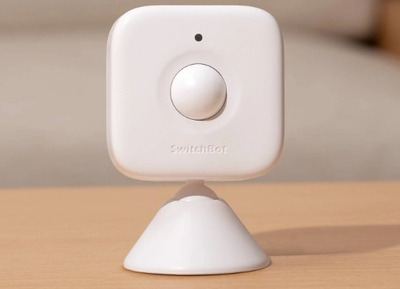 Сензор за движење SwitchBot Motion Sensor, ПАМЕТЕН, со сензор за светлина, бел