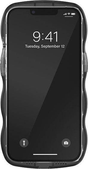Mbulesë telefoni Adidas OR Wavy Case, iPhone 13 Pro 6.1", hardcase, e zezë transparente