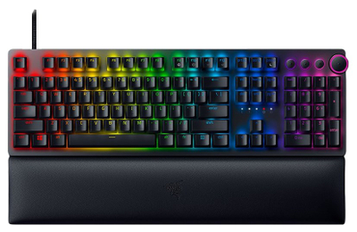 Тастатура Razer Huntsman V2, Purple Switch, со кабел, црна
