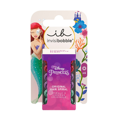Set lidhëse për flokë Invisibobble Disney Ariel Hair Ties, 6 copë