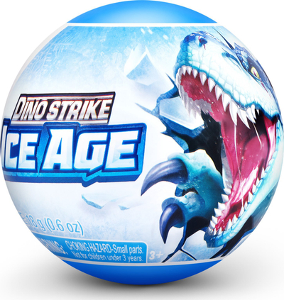 Lodër surprizë Zuru 5 Surprise Dino Strike Ice Age, set ndërtimi, me slime, shumëngjyrëshe