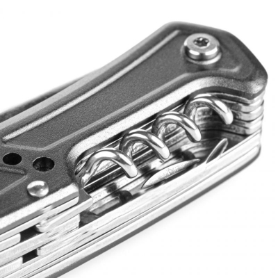 Thikë xhepi multifunksionale Spokey Sting 929230, çelik inox, dorezë ergonomike, argjendi