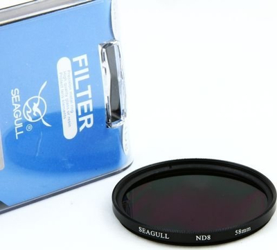 Filtër fotografik Seagull NDx8 Full, 72mm, neutral gri