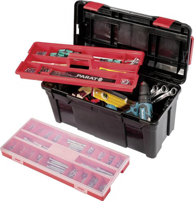 Kuti veglash Parat Profi-Line XL 5813000391, 30L, polipropilen, e zezë kuqe