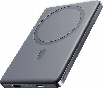 Powerbank Joyroom JR, 5000mAh, 20W, karikim me valë, gri