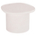 Tavolinë për kafe oval Santorini 54x54,5x40Hcm (HM18054), bardhë