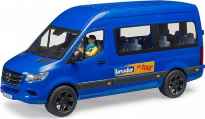 Lodër furgon Bruder MB Sprinter Transfer, me shofer, plastikë, blu