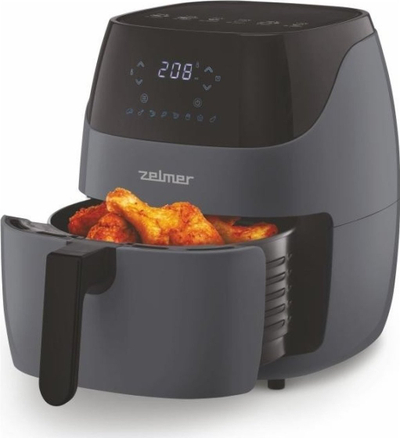 Fritezë me ajër Zelmer ZAF5502G, 5L, 1500W, e zezë