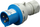 Prizë industriale Power Plug, 16A 3P, 230V IP44, blu gri