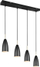 Llambadar varës DELIGHT Trio Farin R30694032, 4x25W E14, i zi mat