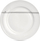 Pjatë e sheshtë porcelani White Heart, 27 cm, e bardhë