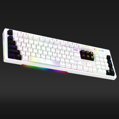 Tastierë gaming AQIRYS ALUDRA, mekanike, RGB, e bardhë