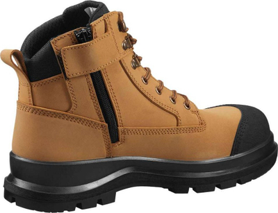 Çizme pune Carhartt Detroit Rugged Flex S3 Zip, mbrojtje S3, të papërshkueshme nga uji, kafe e zezë, 36 EU