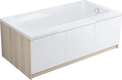 Panel i përparmë për vaskë Cersanit Smart 170 cm, me dollapë, i bardhë