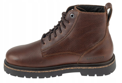 Këpucë për jashtë Birkenstock Highwood Lace Mid 1030784, të mesme, me lidhëse, kafe