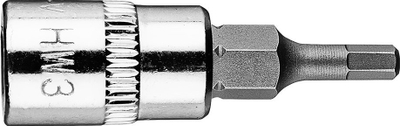 Bit gjashtëkëndor Neo H3, 1/4", çelik krom vanadium