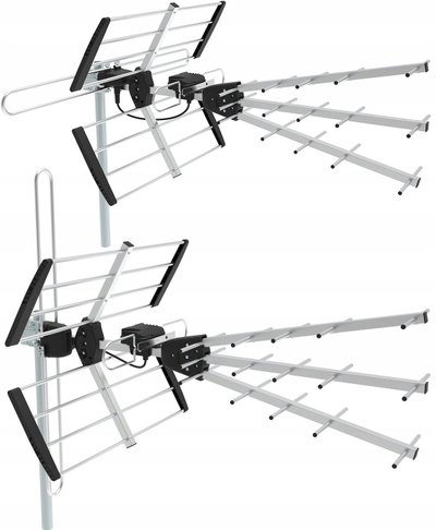 Antenë TV e jashtme Dipol Passive Combo, DVB-T2, VHF/UHF