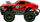 Makina me telekomandë Lean Sport R/C High Wheels, off road, shkallë 1:20, e kuqe