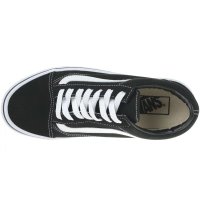 Atlete Vans Old Skool VD3HY28, unisex, shollë gome, të zeza