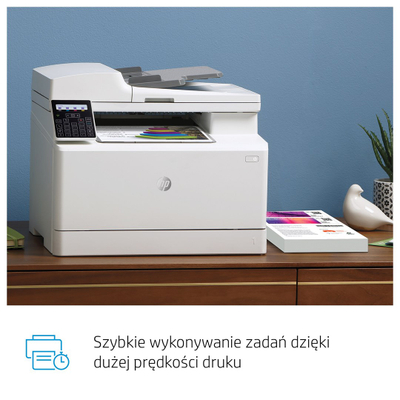 Печатач HP Color LaserJet Pro M183fw, сè-во-едно, бел