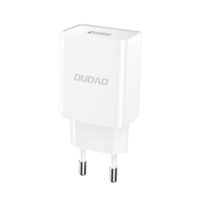 Karikues muri Dudao A4EU, USB A 2.1A 10W, kabllo USB A Lightning, i bardhë