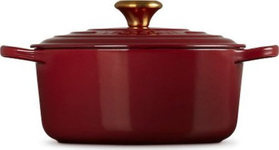 Tenxhere gize Le Creuset Signature Round 7.25Qt, 6.8L, me sm alt, e kuqe