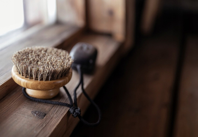 Furçë trupi për sauna, bambu, natyrale