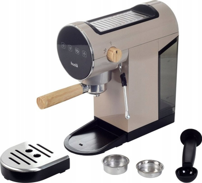 Makine kafeje Husla 73918, portafilter me presion, rezervuar uji, gri