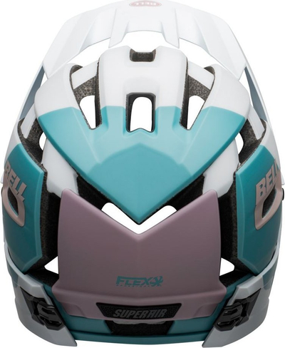 Helmetë çiklizmi Full Face Bell Super Air R Mips Spherical, MTB, e bardhë infrakuqe mat me shkëlqim