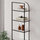 Raft për libra Decortie Archy 180x53x31.7cm, i bardhë/zi