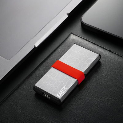 SSD i jashtëm Emtec X205, 1TB, USB 3.2 Gen2, argjendtë