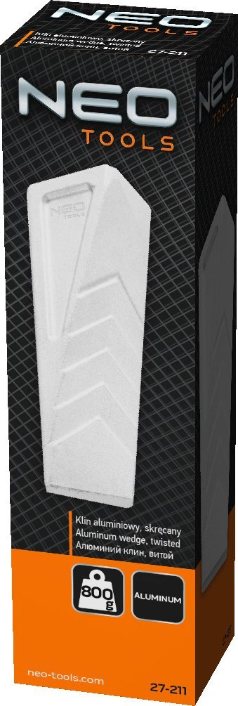 Pykë alumini Neo Wedge, 800 g, trup i përdredhur