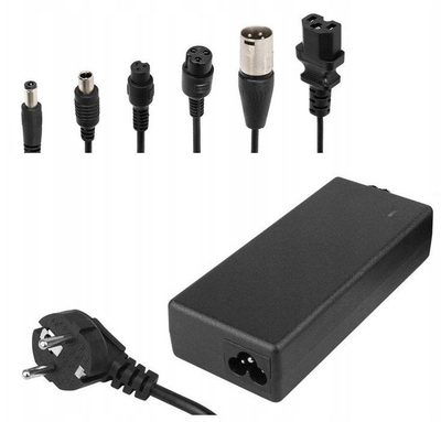 Karikues universal LXG94 për trotinet elektrik, 42V 2A, 230V AC/DC, i zi