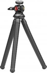 Tripod fleksibël Fotopro Alien Pod RM-80, mban gjer në 1.2 kg, me kokë KII dhe mbajtëse telefoni, i zi