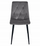 Set tavoline NP 120x80cm Craft e zezë + 4 karrige Libra, gri