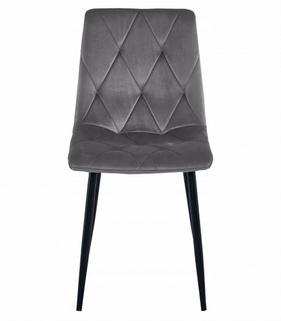 Set tavoline NP 120x80cm Craft e zezë + 4 karrige Libra, gri