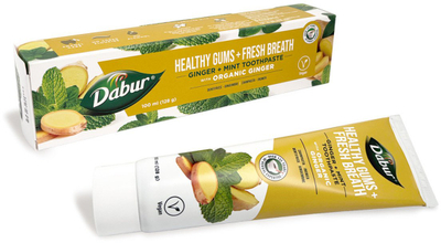 Pastë dhëmbësh Dabur Ginger Mint, 100g, pa fluoride