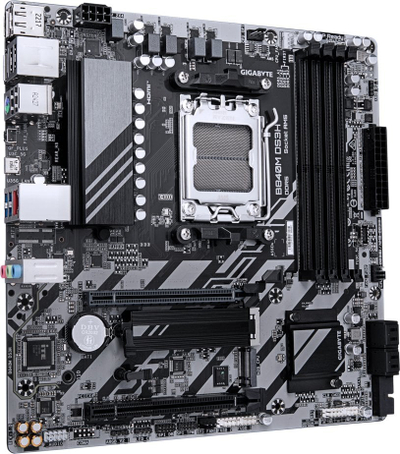 Pлоча Gigabyte B840M DS3H, DDR5, 2x M.2 PCIe 4.0, црна