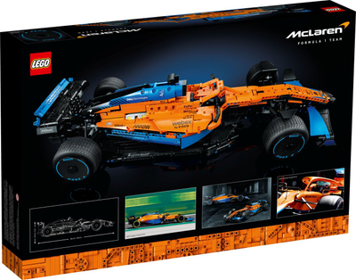 Lodër ndërtimi LEGO Technic McLaren Formula 1 42141, makinë garash, multingjyrëshe