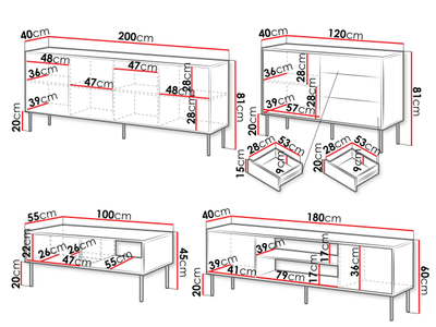 Set mobilie CORTINA 2