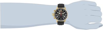 Orë për meshkuj Invicta I-Force Quartz 46mm 1515, e zezë