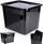 Kuti ruajtjeje Vilde Storage Container, 30L, plastikë, e zezë