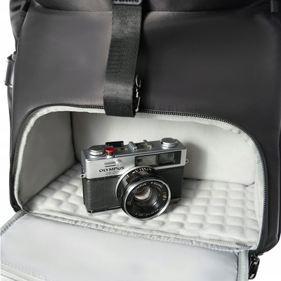 Çanta shpine fotografike K&F Concept KF13.215V1, 18L, për kamerë dhe laptop 13", e zezë