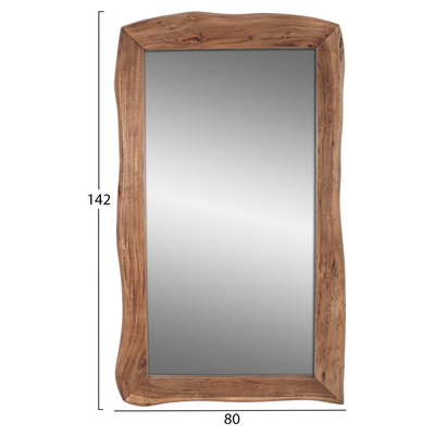 Pasqyrë dru acacia 140×80×4 cm (HM8186.11)